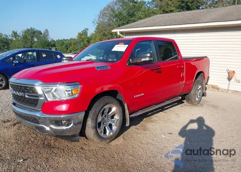 2022 Ram 1500 Big Horn 4X4 6'4 Box from USA, damaged, VIN 1C6SRFMT8NN342514